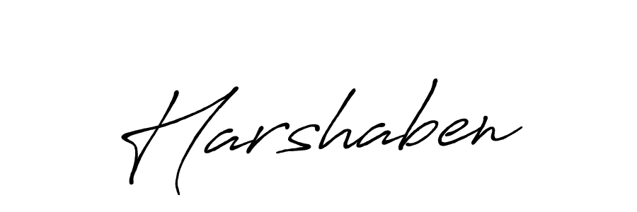 You should practise on your own different ways (Antro_Vectra_Bolder) to write your name (Harshaben) in signature. don't let someone else do it for you. Harshaben signature style 7 images and pictures png