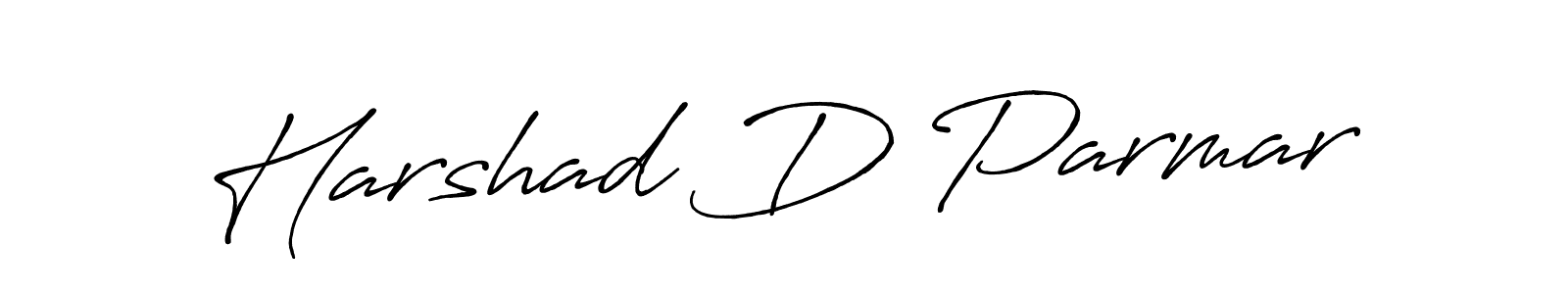 Make a short Harshad D Parmar signature style. Manage your documents anywhere anytime using Antro_Vectra_Bolder. Create and add eSignatures, submit forms, share and send files easily. Harshad D Parmar signature style 7 images and pictures png