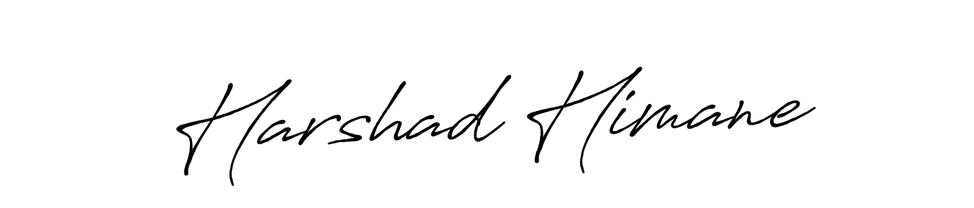 Similarly Antro_Vectra_Bolder is the best handwritten signature design. Signature creator online .You can use it as an online autograph creator for name Harshad Himane. Harshad Himane signature style 7 images and pictures png