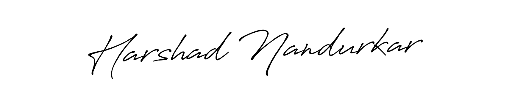 Also we have Harshad Nandurkar name is the best signature style. Create professional handwritten signature collection using Antro_Vectra_Bolder autograph style. Harshad Nandurkar signature style 7 images and pictures png
