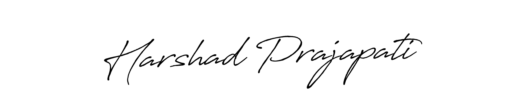 Also You can easily find your signature by using the search form. We will create Harshad Prajapati name handwritten signature images for you free of cost using Antro_Vectra_Bolder sign style. Harshad Prajapati signature style 7 images and pictures png