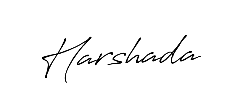 You should practise on your own different ways (Antro_Vectra_Bolder) to write your name (Harshada) in signature. don't let someone else do it for you. Harshada signature style 7 images and pictures png