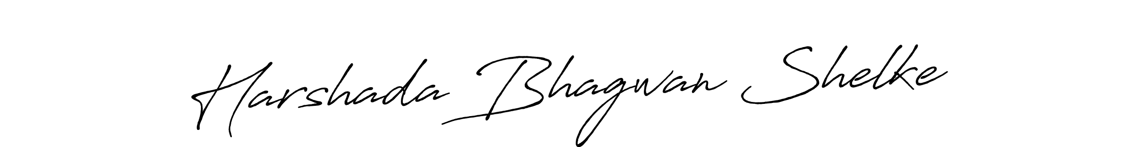 Design your own signature with our free online signature maker. With this signature software, you can create a handwritten (Antro_Vectra_Bolder) signature for name Harshada Bhagwan Shelke. Harshada Bhagwan Shelke signature style 7 images and pictures png