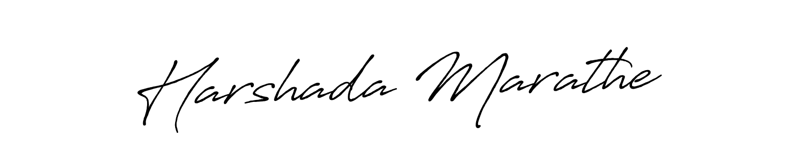 Antro_Vectra_Bolder is a professional signature style that is perfect for those who want to add a touch of class to their signature. It is also a great choice for those who want to make their signature more unique. Get Harshada Marathe name to fancy signature for free. Harshada Marathe signature style 7 images and pictures png