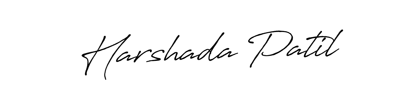 Also we have Harshada Patil name is the best signature style. Create professional handwritten signature collection using Antro_Vectra_Bolder autograph style. Harshada Patil signature style 7 images and pictures png