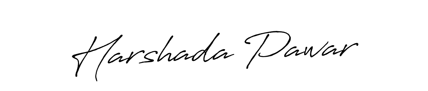 You should practise on your own different ways (Antro_Vectra_Bolder) to write your name (Harshada Pawar) in signature. don't let someone else do it for you. Harshada Pawar signature style 7 images and pictures png