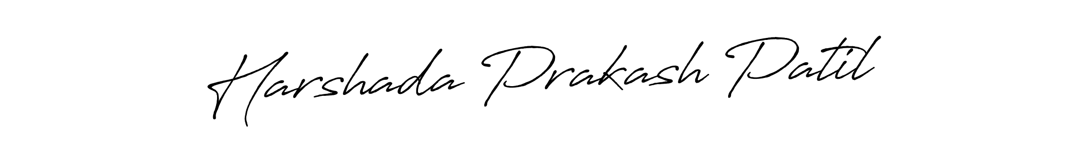 Also we have Harshada Prakash Patil name is the best signature style. Create professional handwritten signature collection using Antro_Vectra_Bolder autograph style. Harshada Prakash Patil signature style 7 images and pictures png