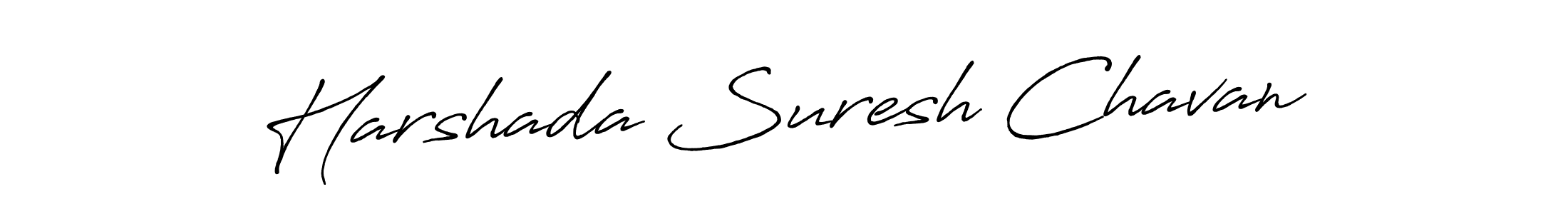 How to make Harshada Suresh Chavan signature? Antro_Vectra_Bolder is a professional autograph style. Create handwritten signature for Harshada Suresh Chavan name. Harshada Suresh Chavan signature style 7 images and pictures png