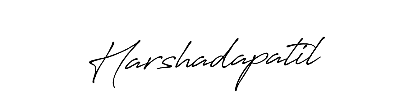 Similarly Antro_Vectra_Bolder is the best handwritten signature design. Signature creator online .You can use it as an online autograph creator for name Harshadapatil. Harshadapatil signature style 7 images and pictures png