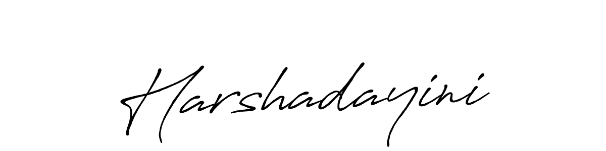 Harshadayini stylish signature style. Best Handwritten Sign (Antro_Vectra_Bolder) for my name. Handwritten Signature Collection Ideas for my name Harshadayini. Harshadayini signature style 7 images and pictures png