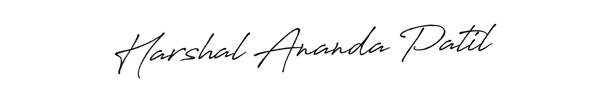 Use a signature maker to create a handwritten signature online. With this signature software, you can design (Antro_Vectra_Bolder) your own signature for name Harshal Ananda Patil. Harshal Ananda Patil signature style 7 images and pictures png