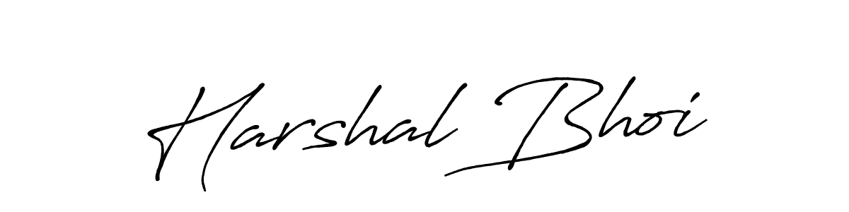Once you've used our free online signature maker to create your best signature Antro_Vectra_Bolder style, it's time to enjoy all of the benefits that Harshal Bhoi name signing documents. Harshal Bhoi signature style 7 images and pictures png