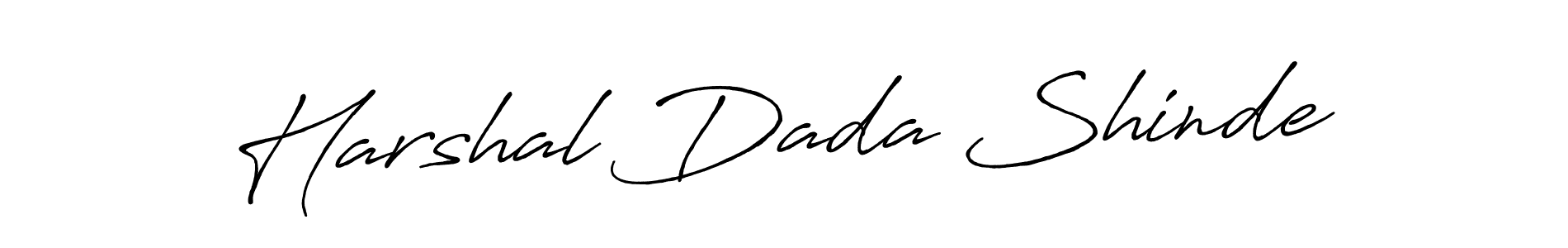 Design your own signature with our free online signature maker. With this signature software, you can create a handwritten (Antro_Vectra_Bolder) signature for name Harshal Dada Shinde. Harshal Dada Shinde signature style 7 images and pictures png