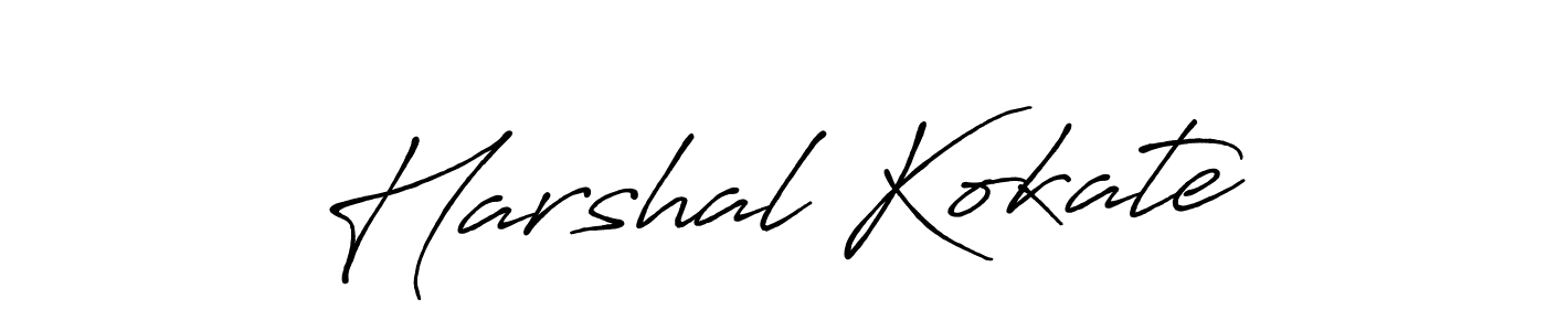Also You can easily find your signature by using the search form. We will create Harshal Kokate name handwritten signature images for you free of cost using Antro_Vectra_Bolder sign style. Harshal Kokate signature style 7 images and pictures png