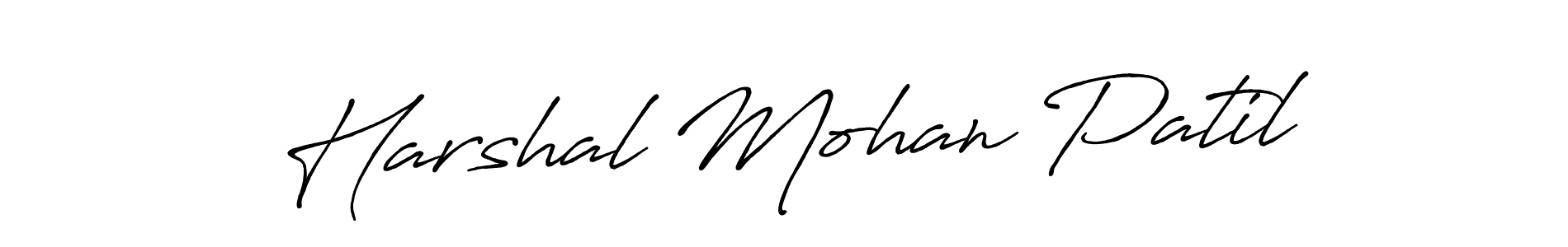 Similarly Antro_Vectra_Bolder is the best handwritten signature design. Signature creator online .You can use it as an online autograph creator for name Harshal Mohan Patil. Harshal Mohan Patil signature style 7 images and pictures png
