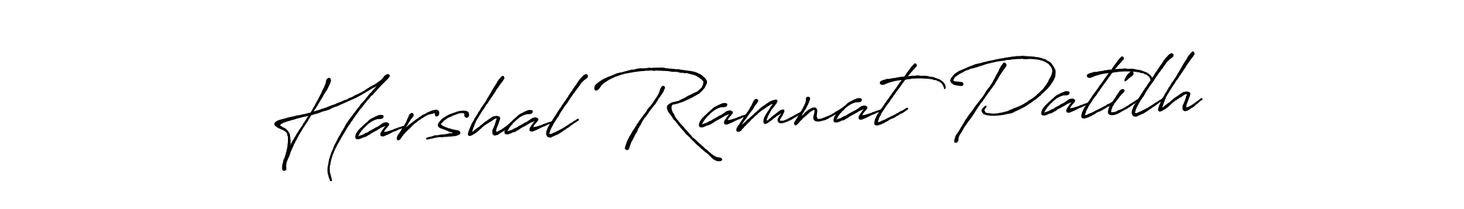 It looks lik you need a new signature style for name Harshal Ramnat Patilh. Design unique handwritten (Antro_Vectra_Bolder) signature with our free signature maker in just a few clicks. Harshal Ramnat Patilh signature style 7 images and pictures png