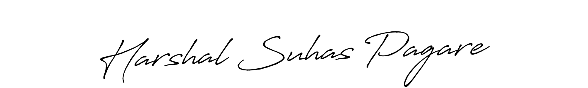 Also You can easily find your signature by using the search form. We will create Harshal Suhas Pagare name handwritten signature images for you free of cost using Antro_Vectra_Bolder sign style. Harshal Suhas Pagare signature style 7 images and pictures png