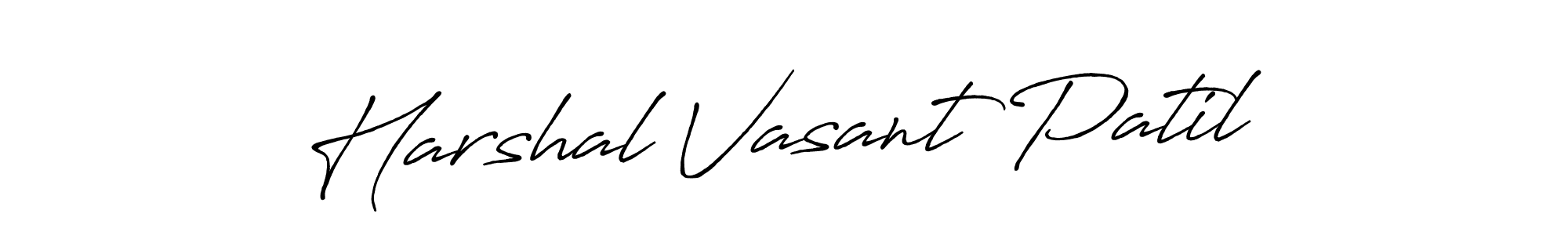 if you are searching for the best signature style for your name Harshal Vasant Patil. so please give up your signature search. here we have designed multiple signature styles  using Antro_Vectra_Bolder. Harshal Vasant Patil signature style 7 images and pictures png