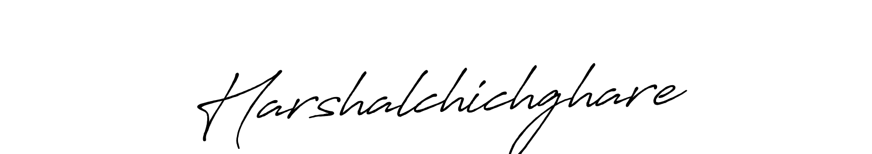 Design your own signature with our free online signature maker. With this signature software, you can create a handwritten (Antro_Vectra_Bolder) signature for name Harshalchichghare. Harshalchichghare signature style 7 images and pictures png