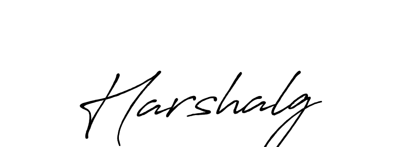 How to make Harshalg signature? Antro_Vectra_Bolder is a professional autograph style. Create handwritten signature for Harshalg name. Harshalg signature style 7 images and pictures png