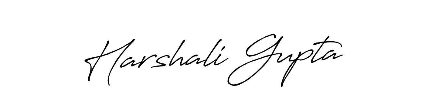 Also You can easily find your signature by using the search form. We will create Harshali Gupta name handwritten signature images for you free of cost using Antro_Vectra_Bolder sign style. Harshali Gupta signature style 7 images and pictures png