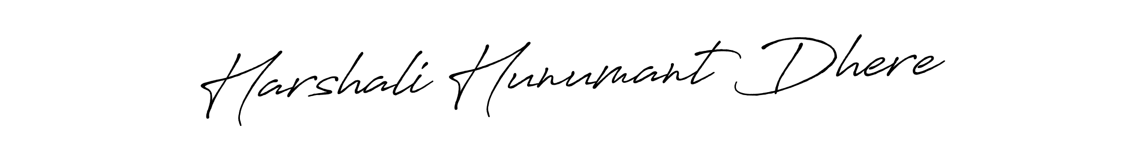 You should practise on your own different ways (Antro_Vectra_Bolder) to write your name (Harshali Hunumant Dhere) in signature. don't let someone else do it for you. Harshali Hunumant Dhere signature style 7 images and pictures png