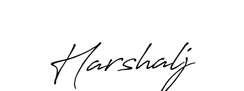 Also we have Harshalj name is the best signature style. Create professional handwritten signature collection using Antro_Vectra_Bolder autograph style. Harshalj signature style 7 images and pictures png