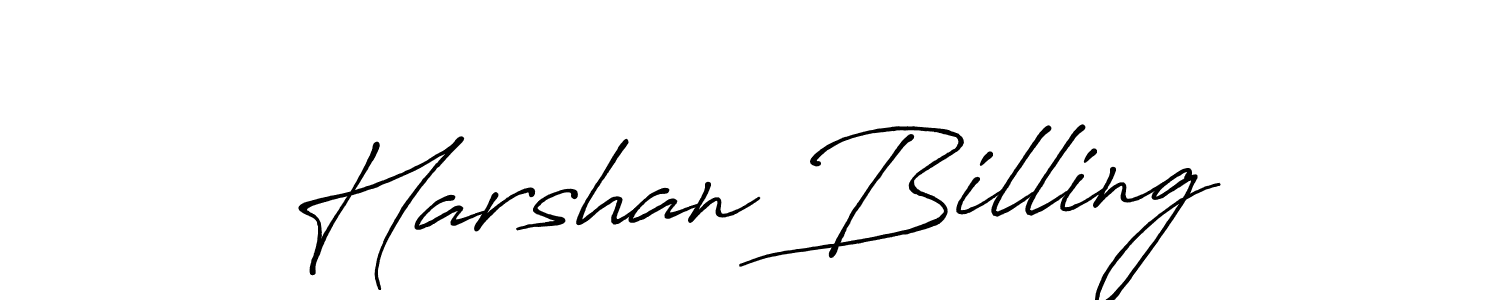 The best way (Antro_Vectra_Bolder) to make a short signature is to pick only two or three words in your name. The name Harshan Billing include a total of six letters. For converting this name. Harshan Billing signature style 7 images and pictures png
