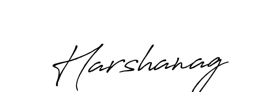 Harshanag stylish signature style. Best Handwritten Sign (Antro_Vectra_Bolder) for my name. Handwritten Signature Collection Ideas for my name Harshanag. Harshanag signature style 7 images and pictures png