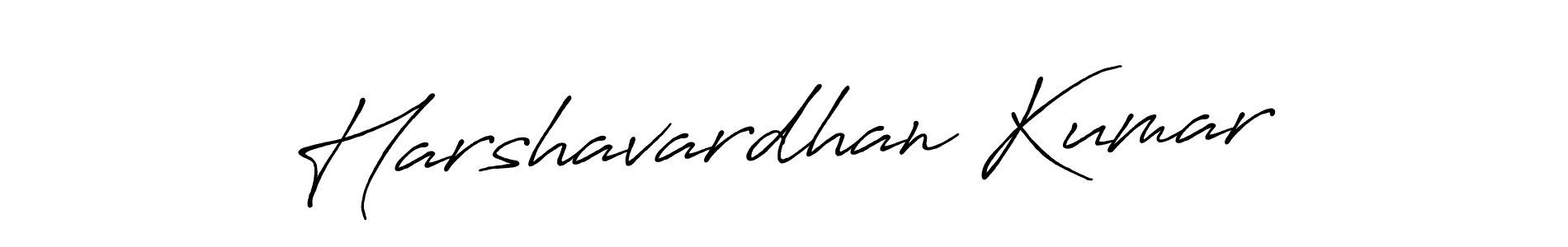 Make a beautiful signature design for name Harshavardhan Kumar. With this signature (Antro_Vectra_Bolder) style, you can create a handwritten signature for free. Harshavardhan Kumar signature style 7 images and pictures png