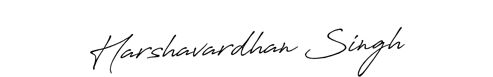 Create a beautiful signature design for name Harshavardhan Singh. With this signature (Antro_Vectra_Bolder) fonts, you can make a handwritten signature for free. Harshavardhan Singh signature style 7 images and pictures png