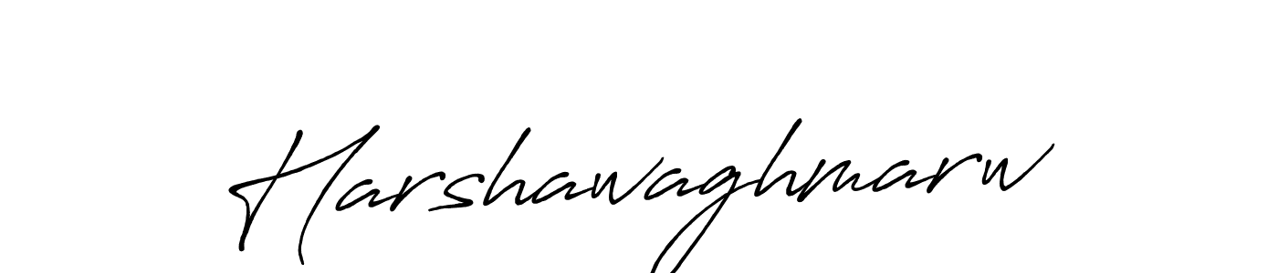 Also we have Harshawaghmarw name is the best signature style. Create professional handwritten signature collection using Antro_Vectra_Bolder autograph style. Harshawaghmarw signature style 7 images and pictures png