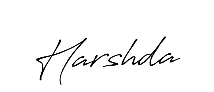 Also You can easily find your signature by using the search form. We will create Harshda name handwritten signature images for you free of cost using Antro_Vectra_Bolder sign style. Harshda signature style 7 images and pictures png