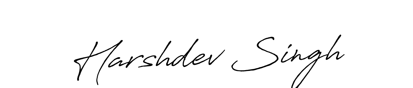 You should practise on your own different ways (Antro_Vectra_Bolder) to write your name (Harshdev Singh) in signature. don't let someone else do it for you. Harshdev Singh signature style 7 images and pictures png