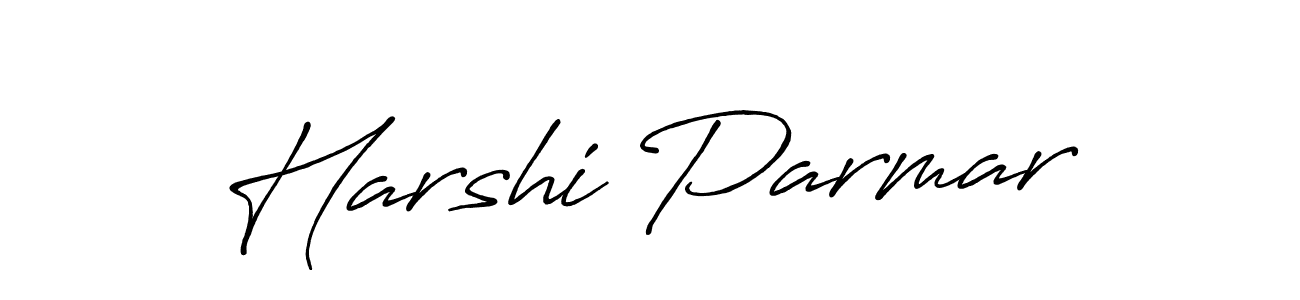 You should practise on your own different ways (Antro_Vectra_Bolder) to write your name (Harshi Parmar) in signature. don't let someone else do it for you. Harshi Parmar signature style 7 images and pictures png