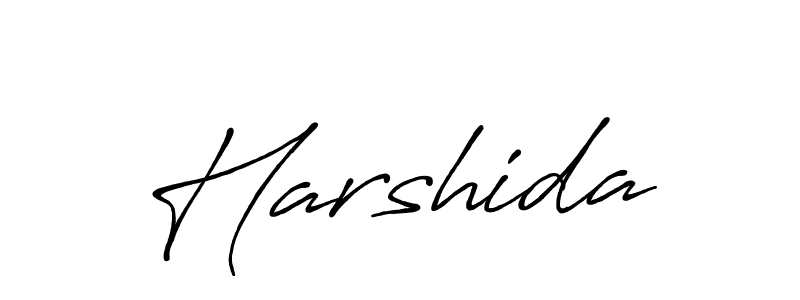 if you are searching for the best signature style for your name Harshida. so please give up your signature search. here we have designed multiple signature styles  using Antro_Vectra_Bolder. Harshida signature style 7 images and pictures png