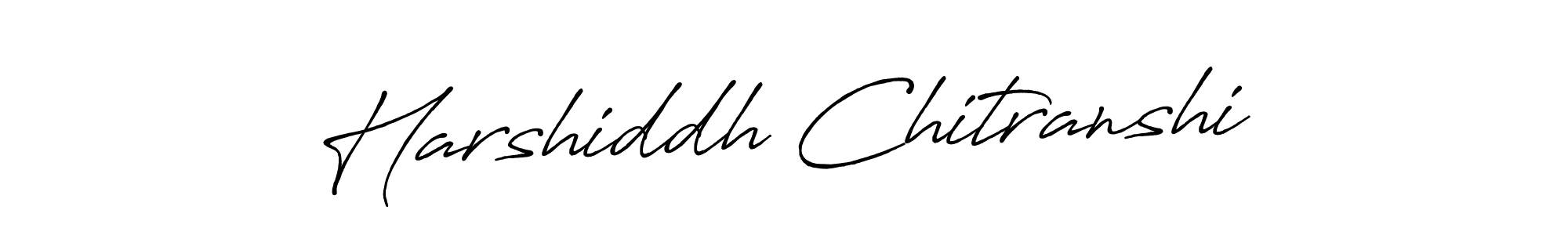 This is the best signature style for the Harshiddh Chitranshi name. Also you like these signature font (Antro_Vectra_Bolder). Mix name signature. Harshiddh Chitranshi signature style 7 images and pictures png