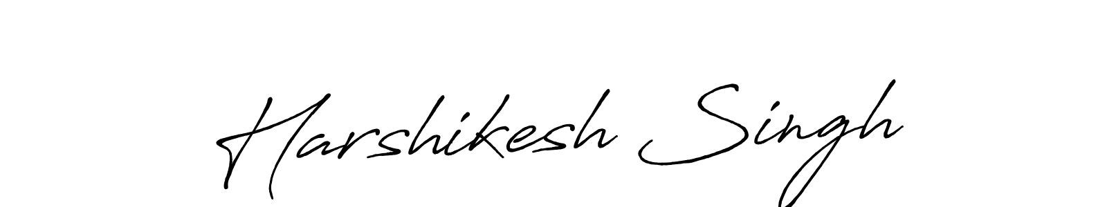 Also we have Harshikesh Singh name is the best signature style. Create professional handwritten signature collection using Antro_Vectra_Bolder autograph style. Harshikesh Singh signature style 7 images and pictures png
