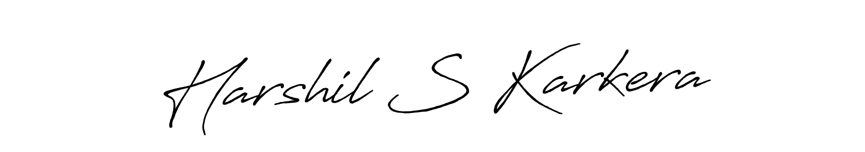 You can use this online signature creator to create a handwritten signature for the name Harshil S Karkera. This is the best online autograph maker. Harshil S Karkera signature style 7 images and pictures png