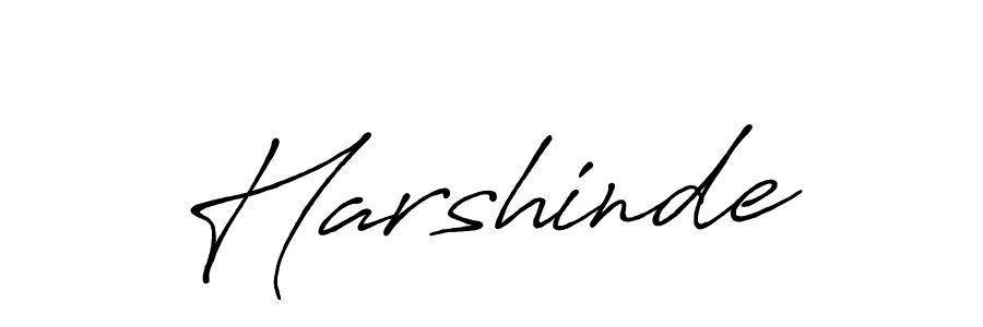 Make a beautiful signature design for name Harshinde. Use this online signature maker to create a handwritten signature for free. Harshinde signature style 7 images and pictures png