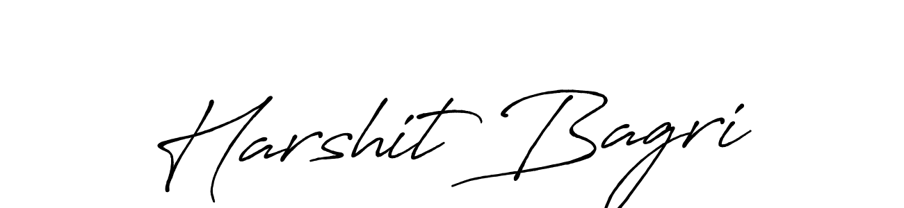 Use a signature maker to create a handwritten signature online. With this signature software, you can design (Antro_Vectra_Bolder) your own signature for name Harshit Bagri. Harshit Bagri signature style 7 images and pictures png