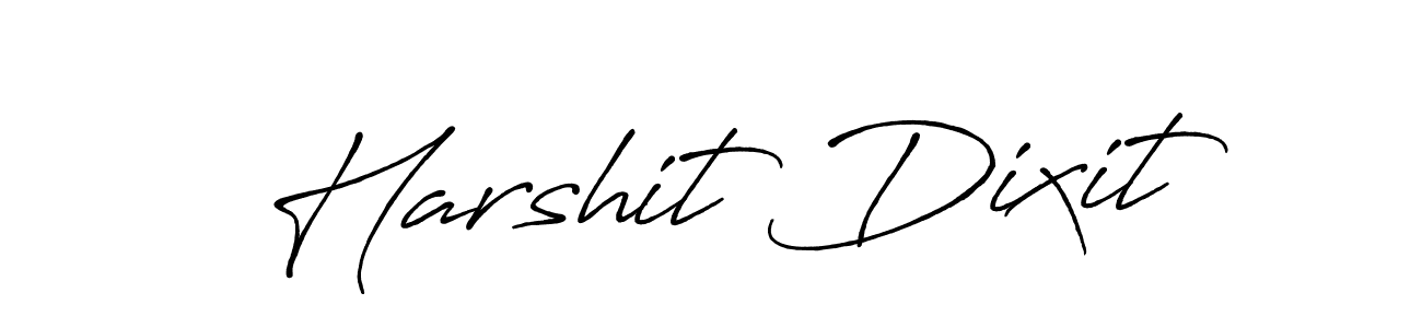 Create a beautiful signature design for name Harshit Dixit. With this signature (Antro_Vectra_Bolder) fonts, you can make a handwritten signature for free. Harshit Dixit signature style 7 images and pictures png