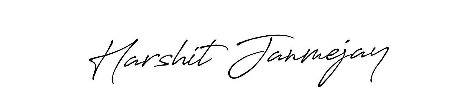 Make a beautiful signature design for name Harshit Janmejay. With this signature (Antro_Vectra_Bolder) style, you can create a handwritten signature for free. Harshit Janmejay signature style 7 images and pictures png