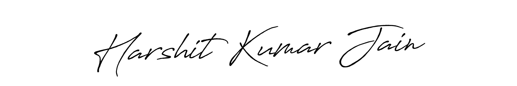 Also we have Harshit Kumar Jain name is the best signature style. Create professional handwritten signature collection using Antro_Vectra_Bolder autograph style. Harshit Kumar Jain signature style 7 images and pictures png