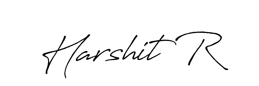 Best and Professional Signature Style for Harshit R. Antro_Vectra_Bolder Best Signature Style Collection. Harshit R signature style 7 images and pictures png