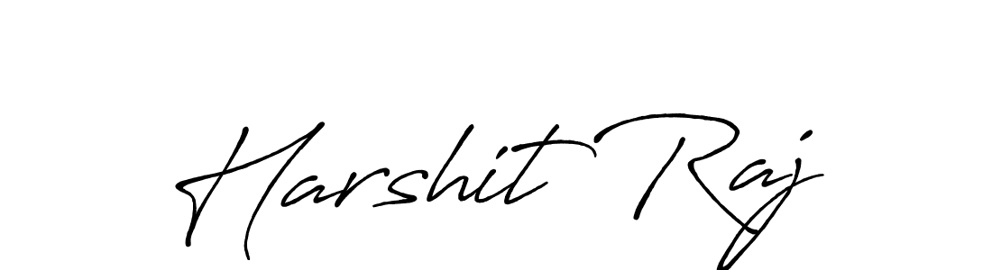 Harshit Raj stylish signature style. Best Handwritten Sign (Antro_Vectra_Bolder) for my name. Handwritten Signature Collection Ideas for my name Harshit Raj. Harshit Raj signature style 7 images and pictures png