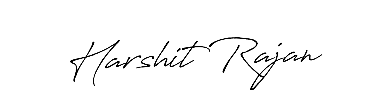 Design your own signature with our free online signature maker. With this signature software, you can create a handwritten (Antro_Vectra_Bolder) signature for name Harshit Rajan. Harshit Rajan signature style 7 images and pictures png