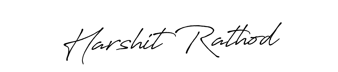 How to make Harshit Rathod signature? Antro_Vectra_Bolder is a professional autograph style. Create handwritten signature for Harshit Rathod name. Harshit Rathod signature style 7 images and pictures png