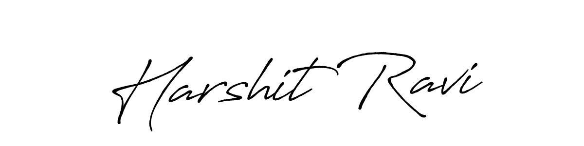Also You can easily find your signature by using the search form. We will create Harshit Ravi name handwritten signature images for you free of cost using Antro_Vectra_Bolder sign style. Harshit Ravi signature style 7 images and pictures png