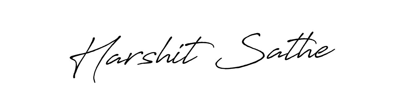 Similarly Antro_Vectra_Bolder is the best handwritten signature design. Signature creator online .You can use it as an online autograph creator for name Harshit Sathe. Harshit Sathe signature style 7 images and pictures png